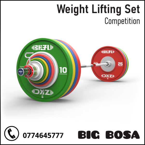 IWF-Certified Men's 190kg Olympic Weightlifting Competition Barbell Set